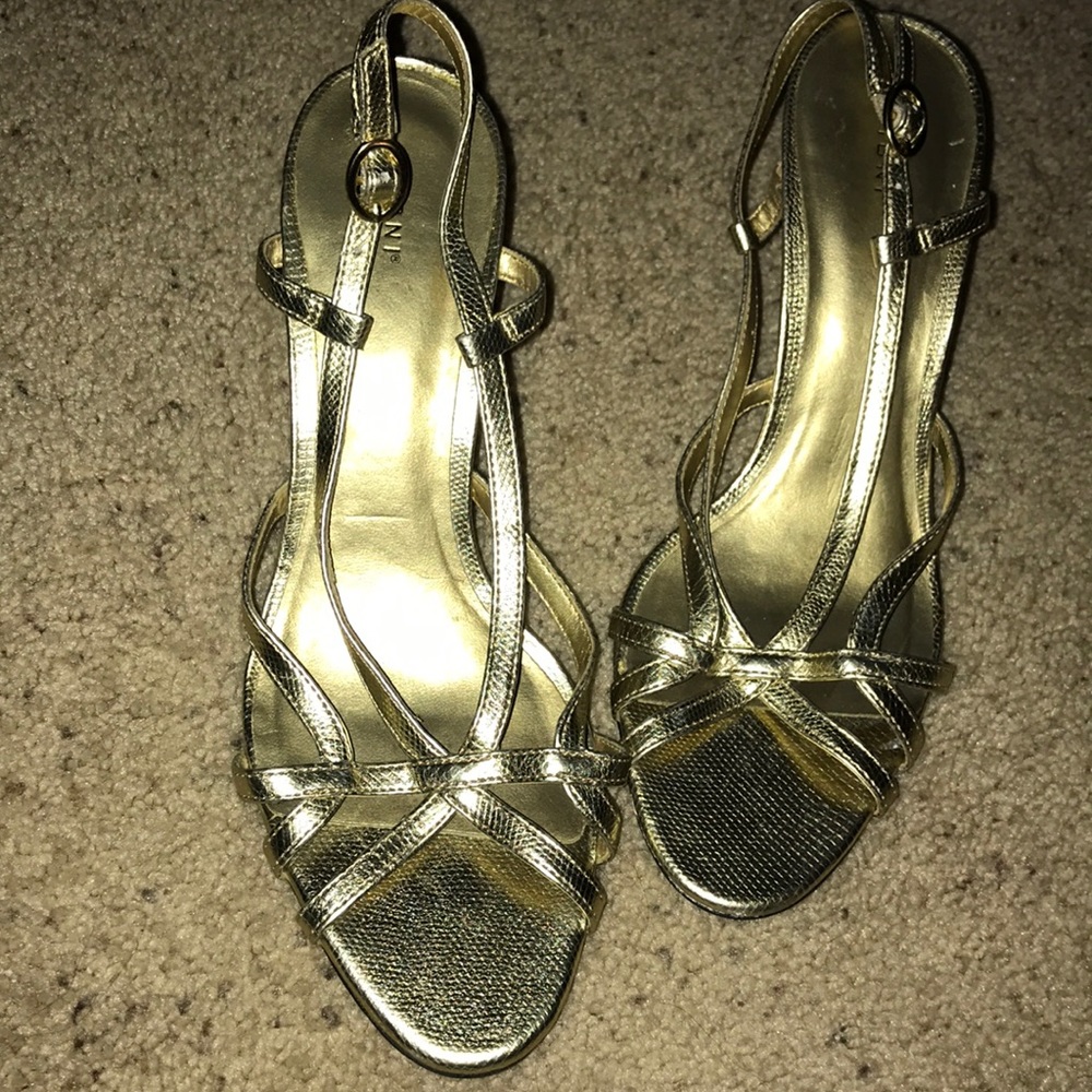 Gold heels